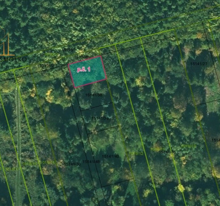 Predaj pozemku na chatku, 3 x 300 m², Vydumanec - Ortáše