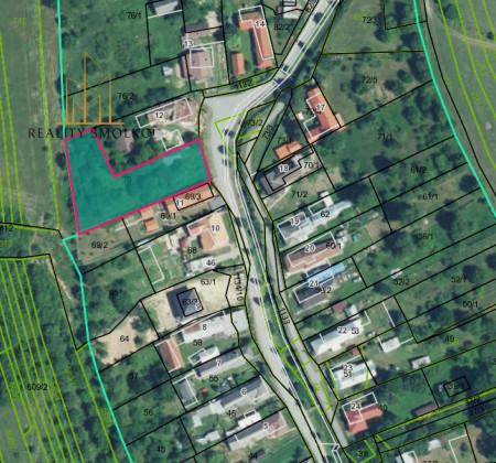 POZEMOK na výstavbu RD 2051 m², PROSAČOV okr. Vranov n/Topľou